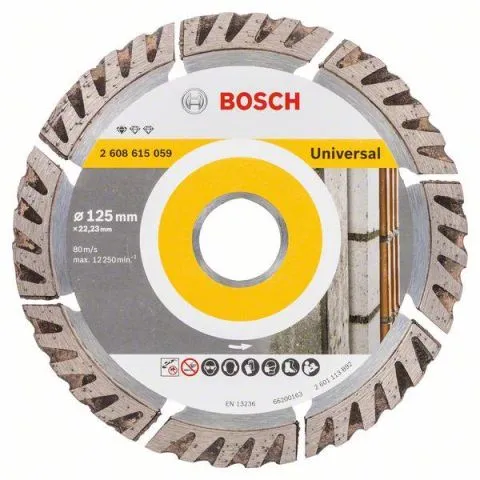Standard for Universal Bosch Diamantkapskiva 125x22,23mm 1-pack Säker betalning